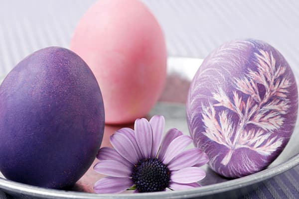 Lavender Easter Eggs