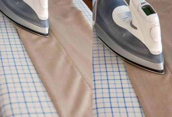 ironing trousers