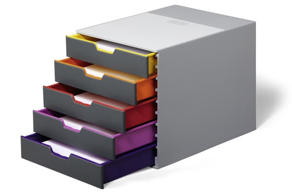 Mini dibdib ng mga drawer para sa mga dokumento
