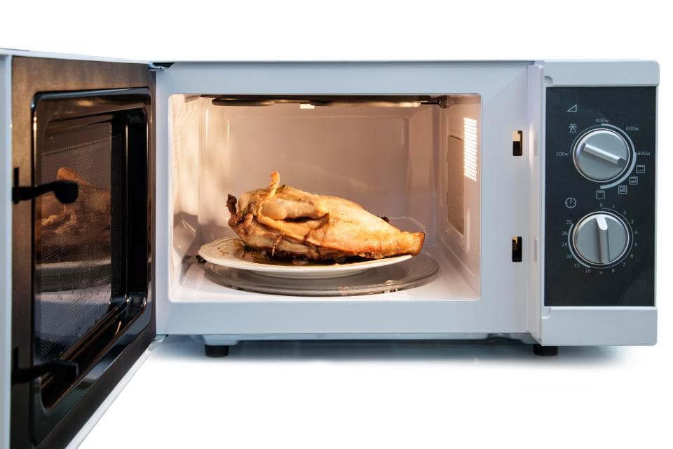 Microwave poultry