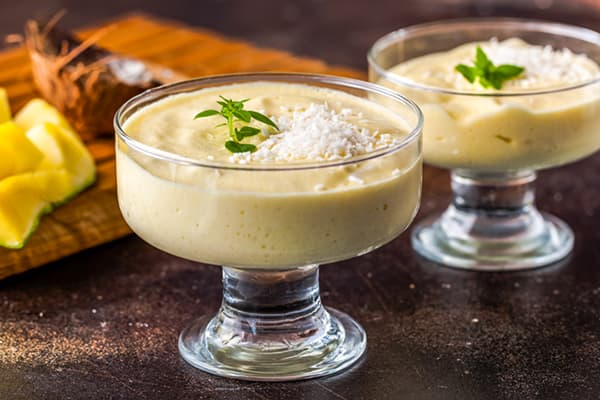 Mango and Coconut Mousse