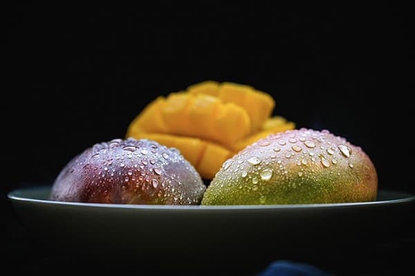 Mango on a platter
