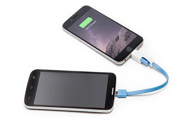Charge one smartphone from another