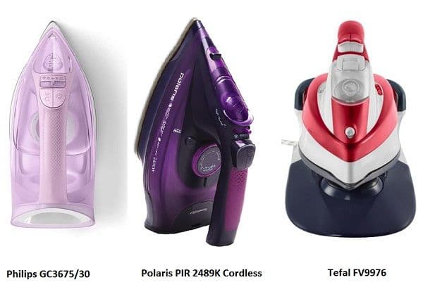 Irons of different brands