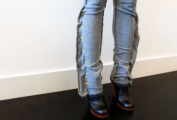 Sidosömmar för jeans