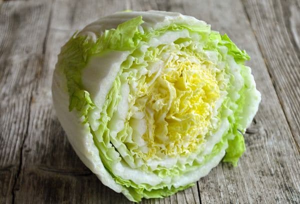 Chopped chinese cabbage