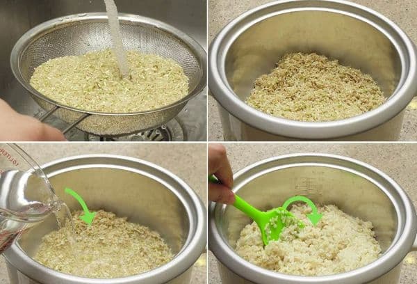 cuiseur de riz dans un cuiseur de riz
