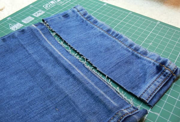 Forkorte jeans