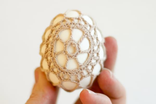 Crocheted egg