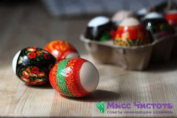 Huevos de Pascua en pegatinas térmicas