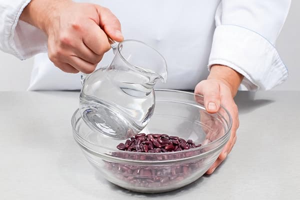 Adding Water to Beans