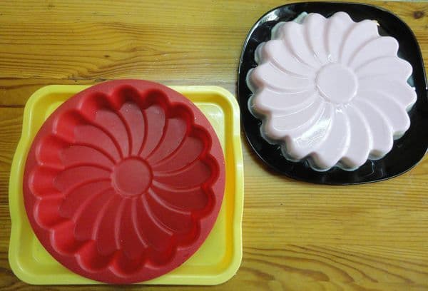 silicone mold and jelly