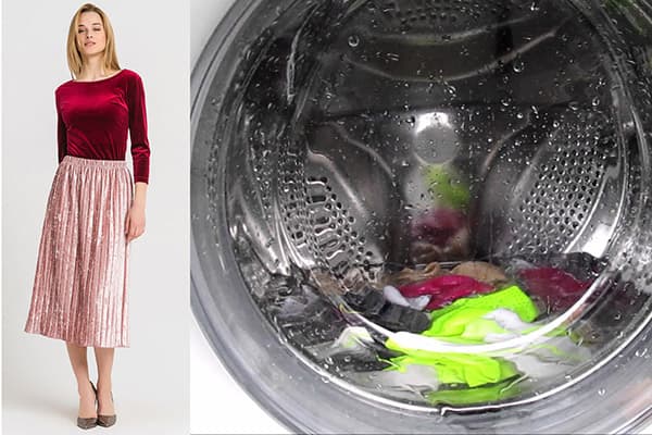 Vestiti in velluto lavabili in lavatrice
