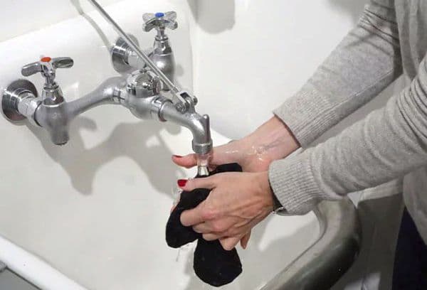 Meia-calça de lavagem à mão