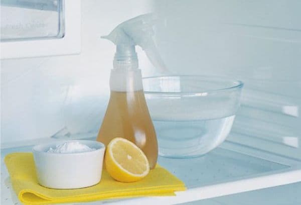 szódaecet és citrom a tisztításhoz
