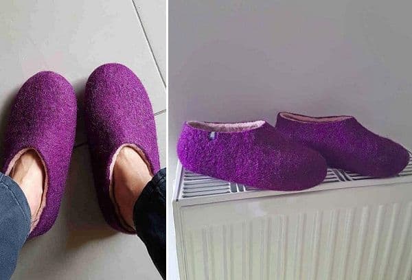 lilac slippers
