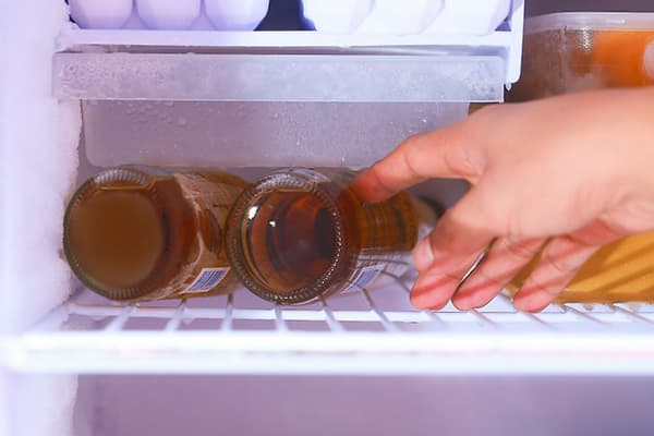 Øl i kjøleskapet