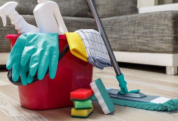 Devices for cleaning an apartment