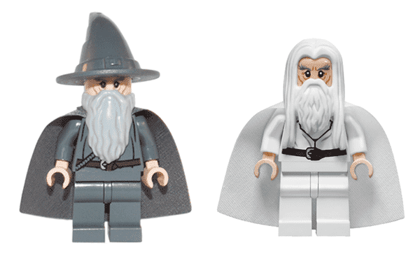 Gandalf Gray and Gandalf White