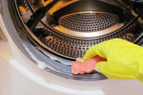 Schuim verwijderen uit de wasmachine