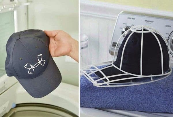 Machine washable baseball caps