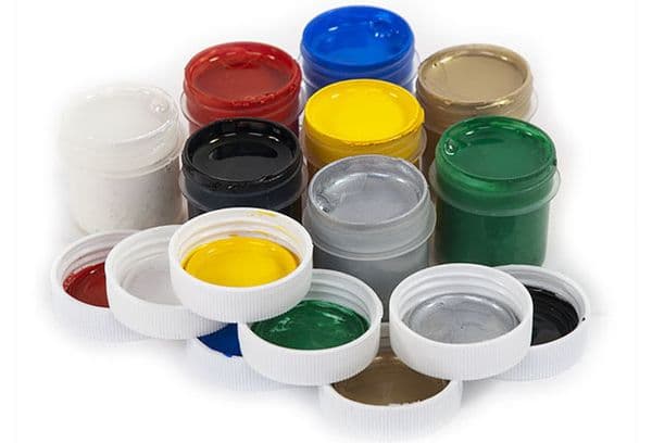 Multi-colored paints