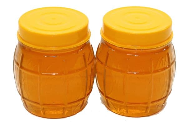 Deux pots de miel