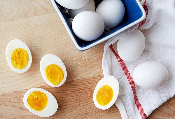 Gotowane jaja kurze