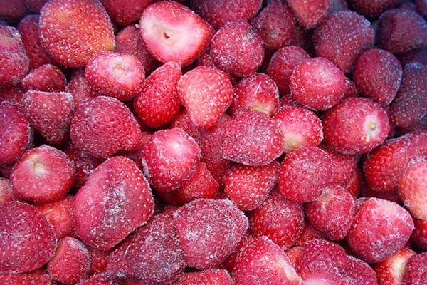 Frozen na strawberry