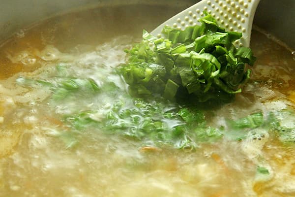 Cooking Nettle Soup