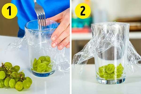 Glass and cling trap for insects