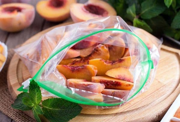Frozen Peach Slices