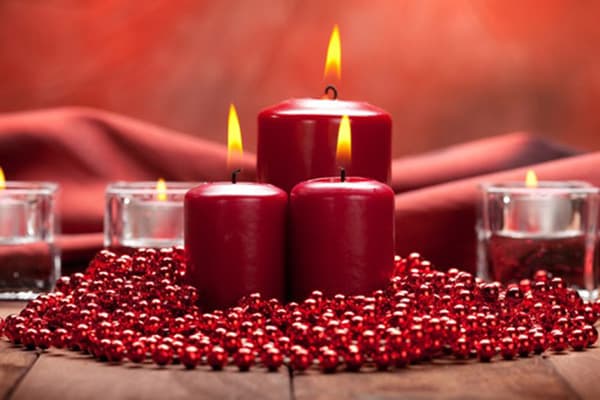 Red candles