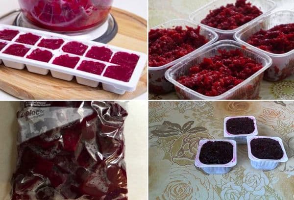 Methods for freezing beets