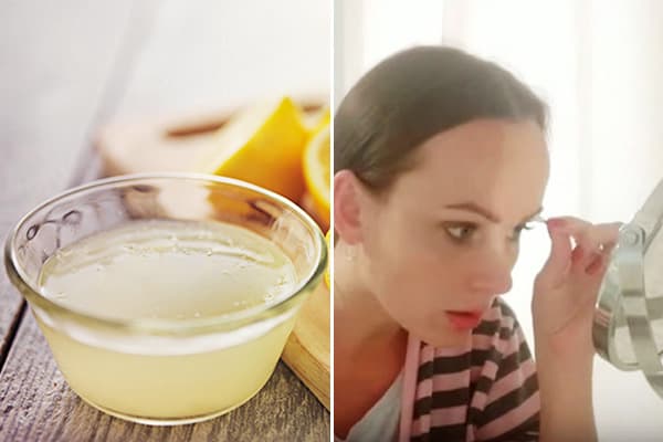 Eyebrow Removal Lemon Juice